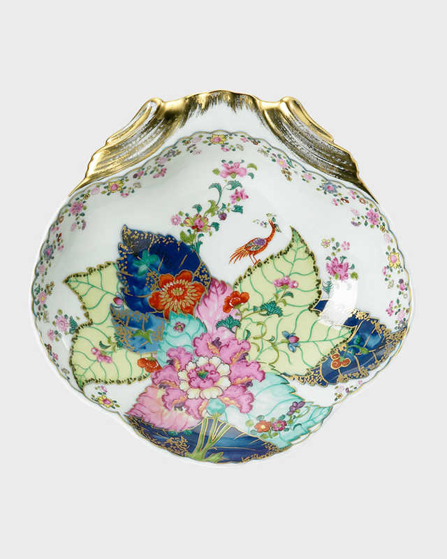 Tobacco Leaf Shell Dish