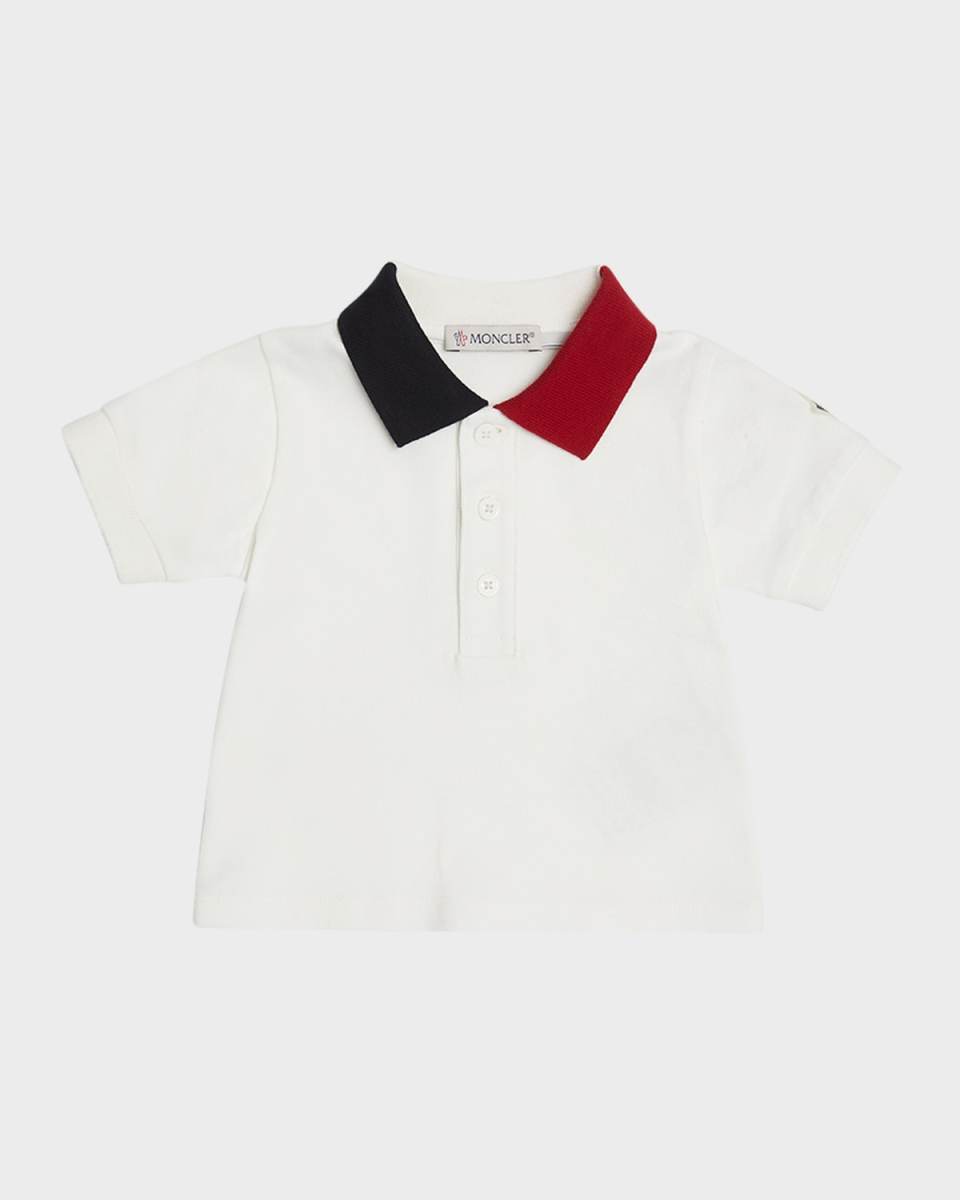 Boy's Two Toned Collared Polo Shirt, Size 6M-3