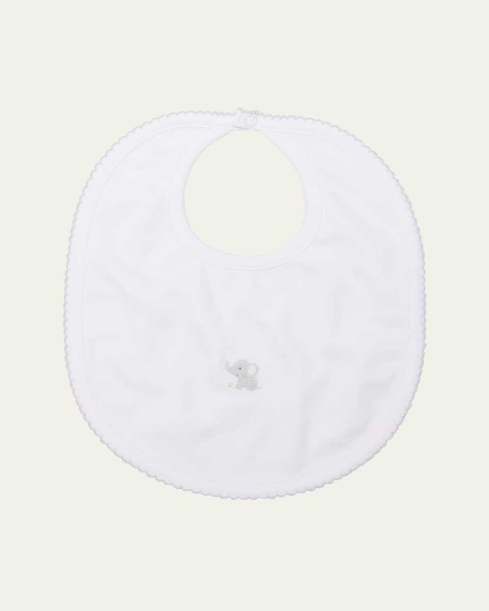 Girl's Jungle Mates Hand Embroidered Bib