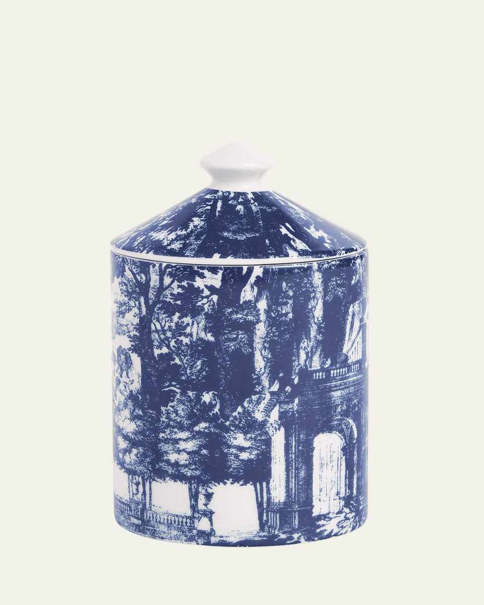 Scented Candle Small Blue & White/ Giardino Settecentesco