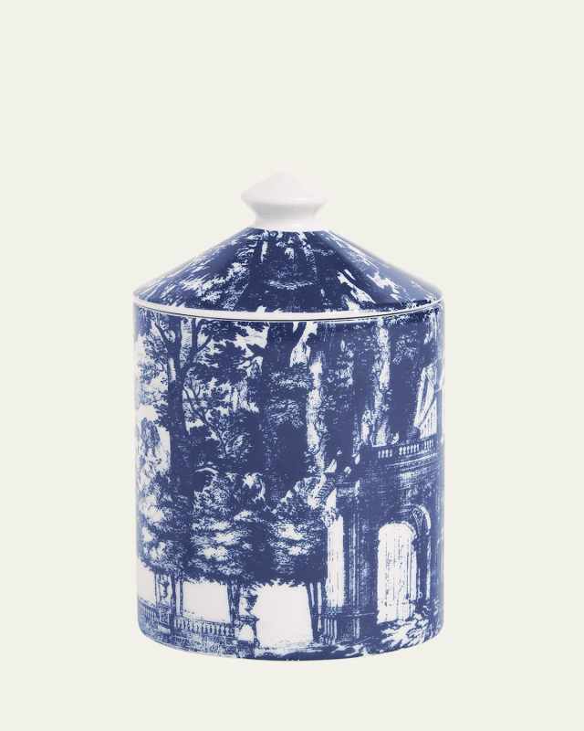 Scented Candle Small Blue & White/ Giardino Settecentesco