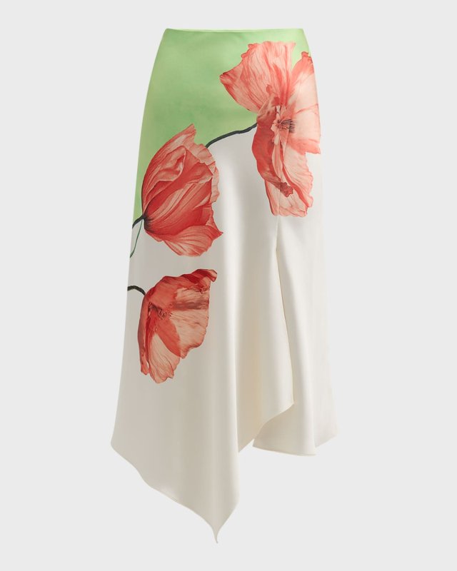Harmony Drapey Slit Asymmetric Skirt
