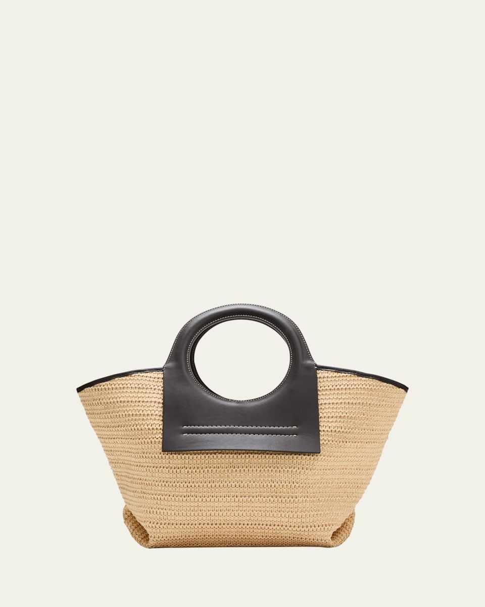 Cala Small Raffia Tote Bag