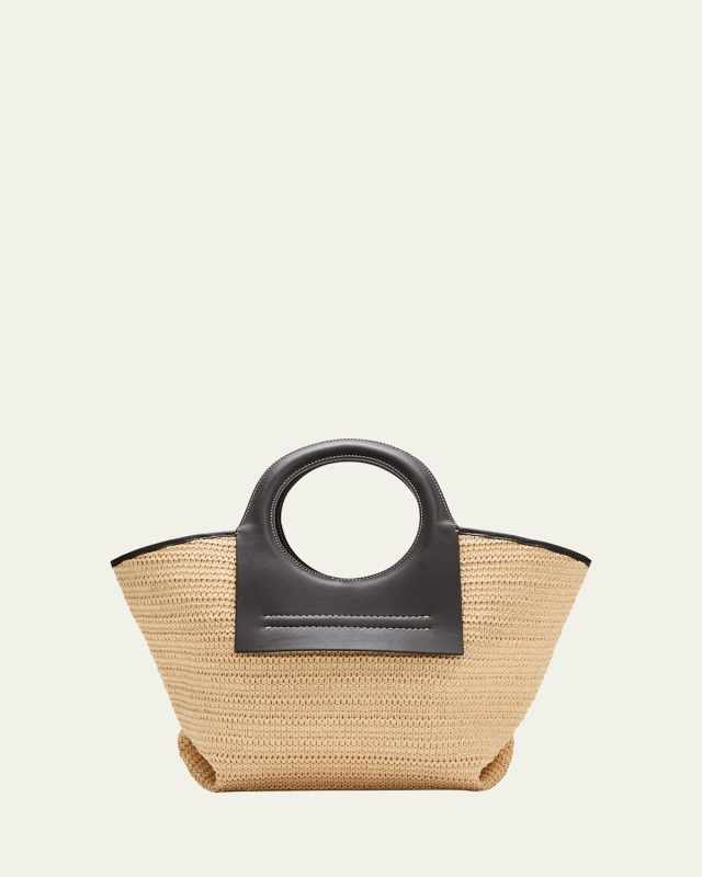 Cala Small Raffia Tote Bag