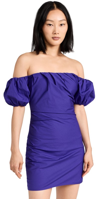 STAUD Giulia Dress Violet