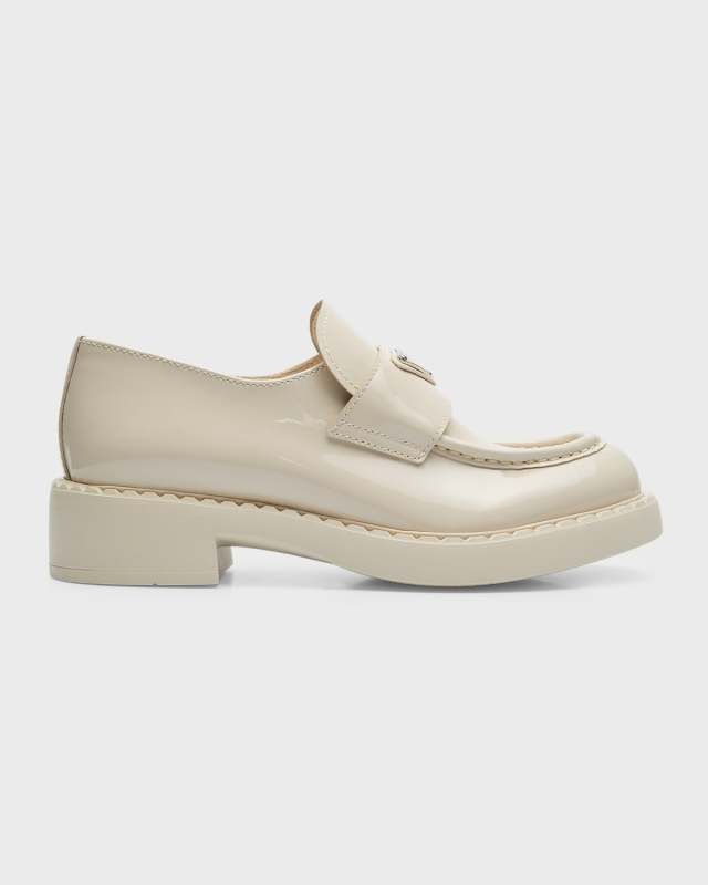 Chocolate Patent Calfskin Loafers