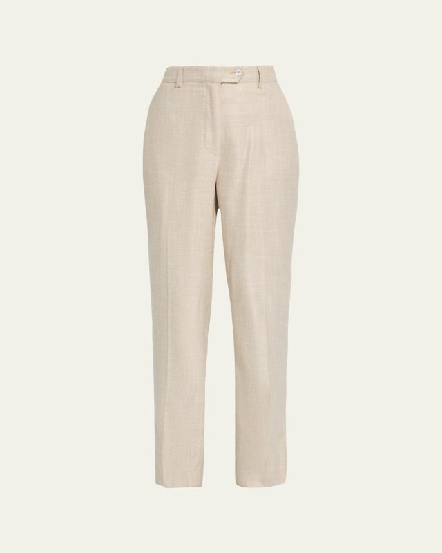 Bamboo Straight-Leg Pants