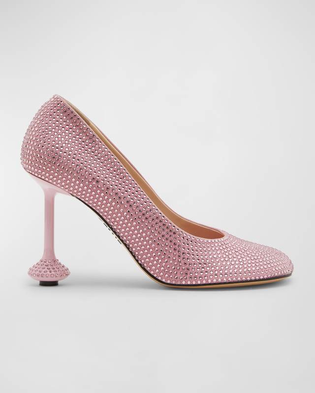 Toy Strass Leather Pumps