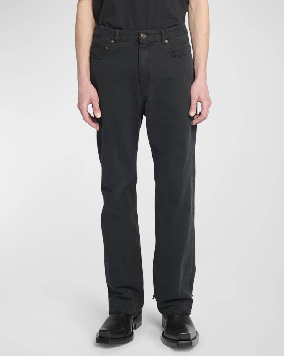 Men's Loose Fit Buckle Pants
