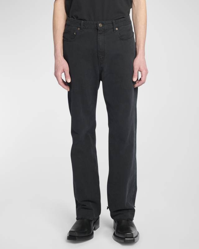 Men's Loose Fit Buckle Pants