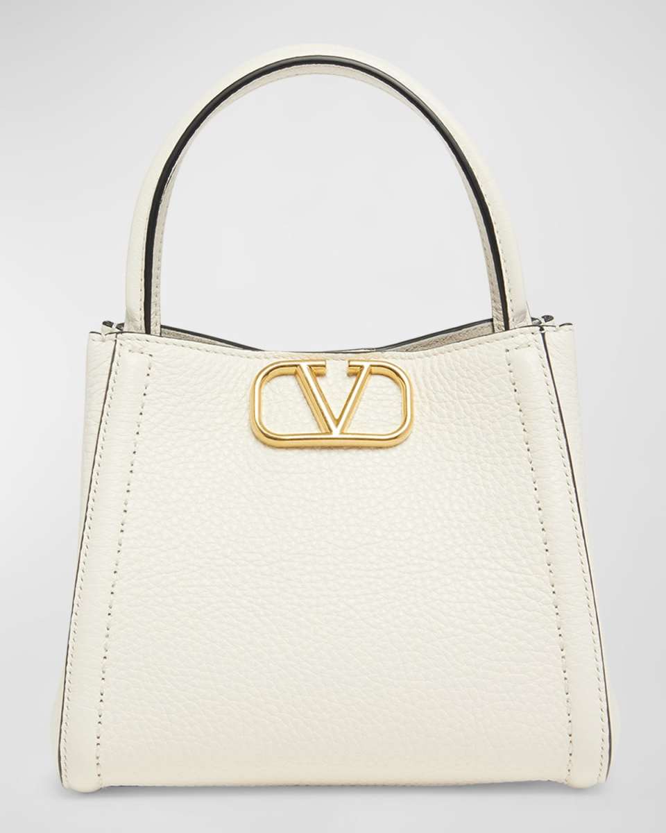 Alltime VLOGO Small Leather Top-Handle Bag