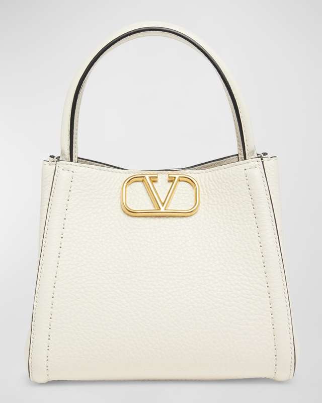 Alltime VLOGO Small Leather Top-Handle Bag