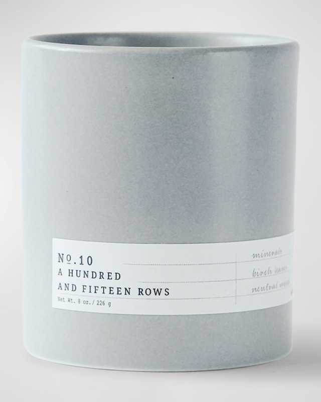 8 oz. No. 10 A Hundered and Fifteen Rows Candle