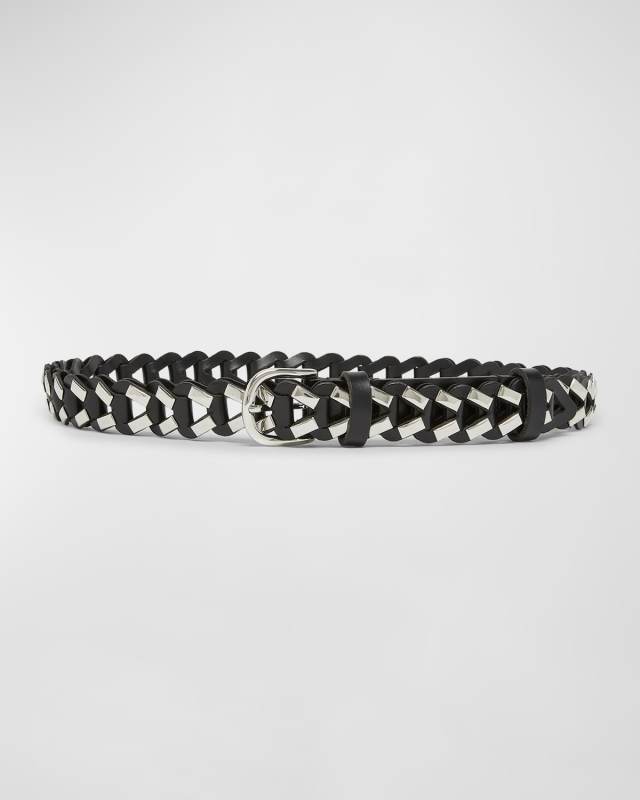 Cetju Leather & Metal Belt