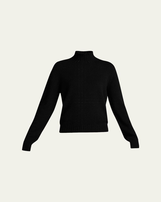 Kensington High-Neck Cashmere Sweat