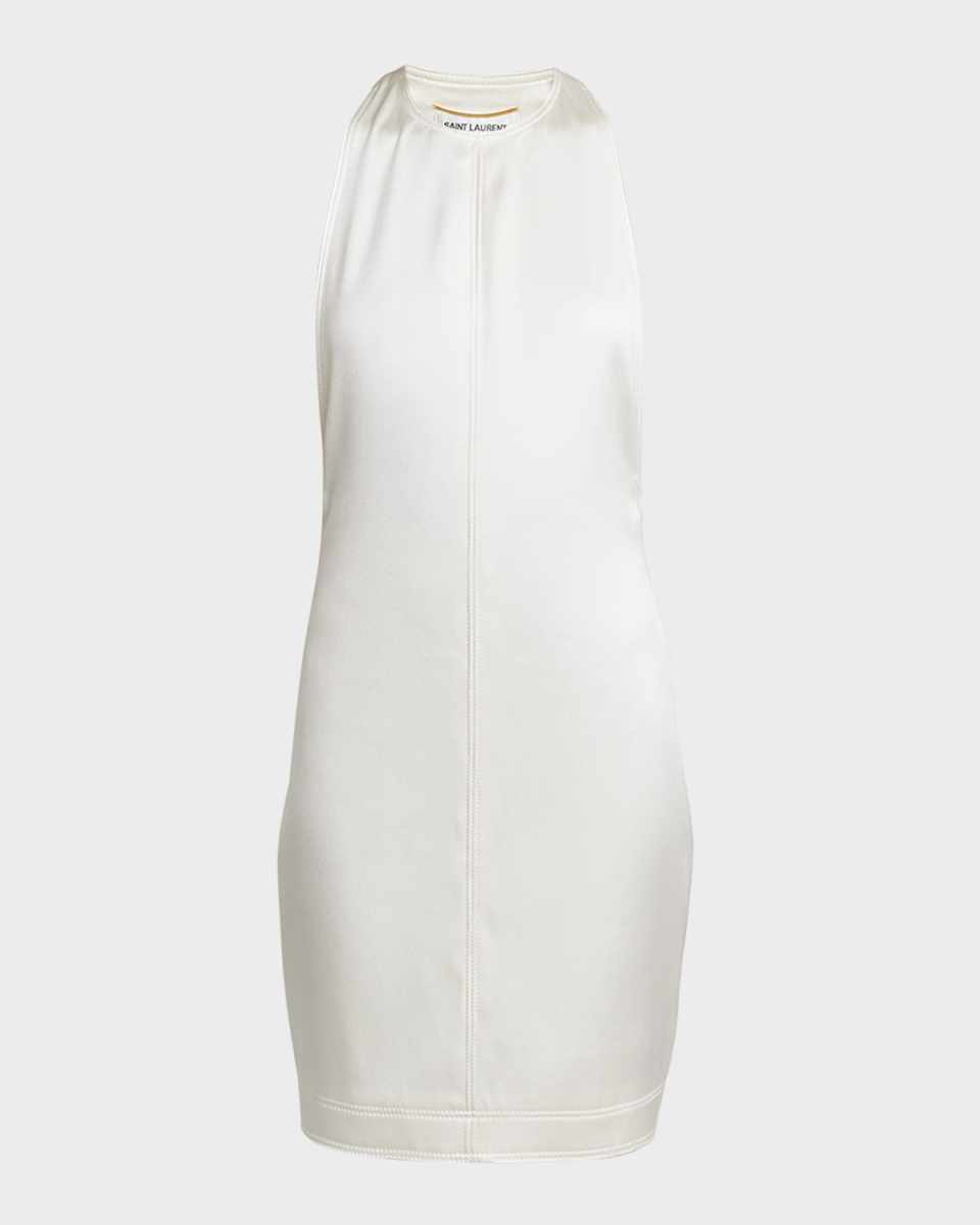 Racerback Sleeveless Mini Sheath Dress