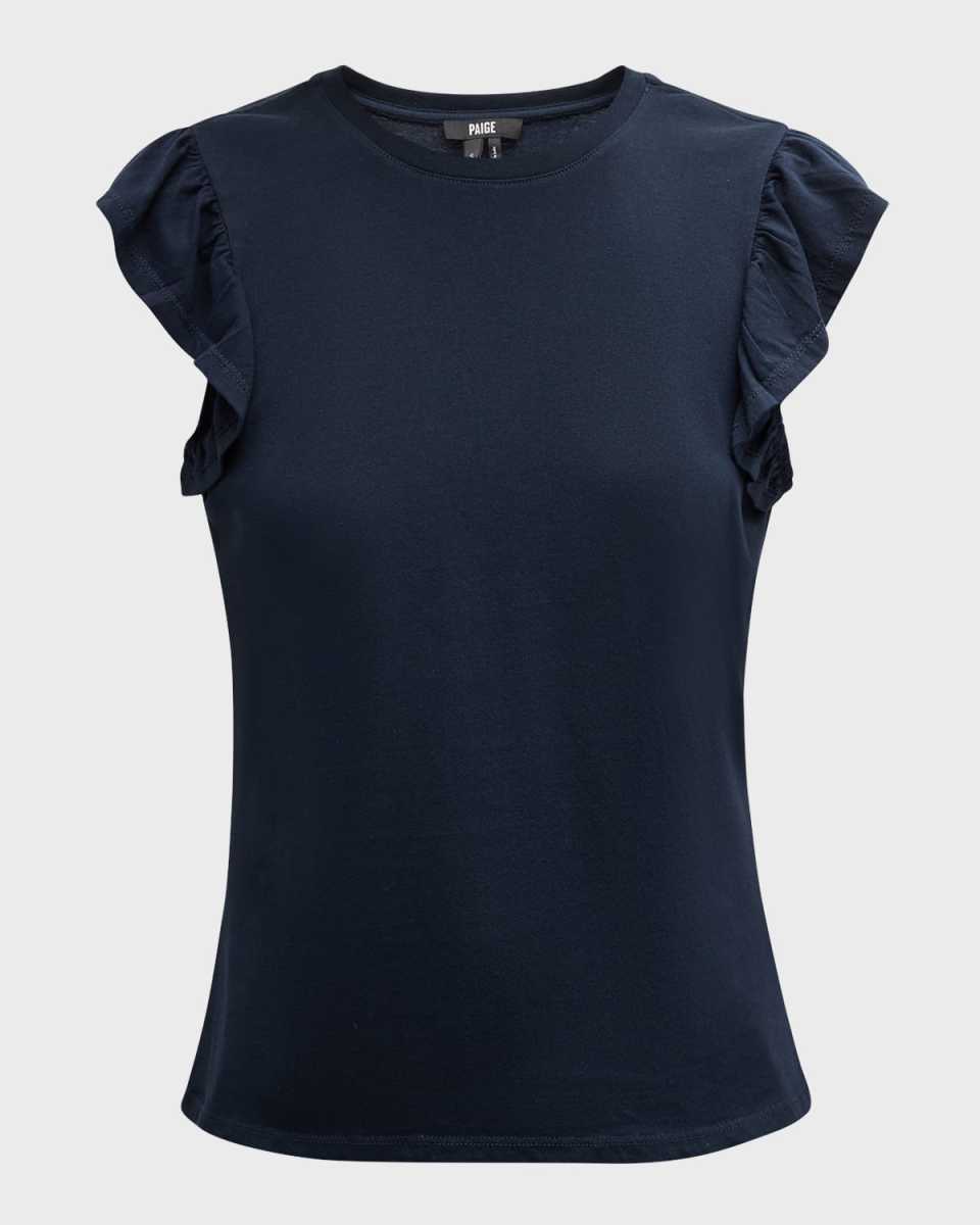 Erissa Ruffle-Sleeve T