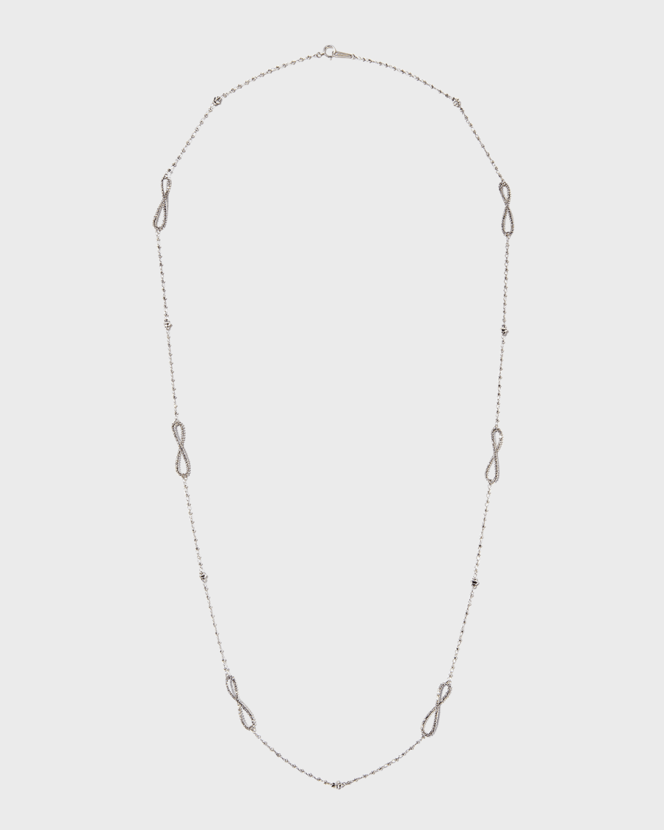 Platinum Infinity Necklace
