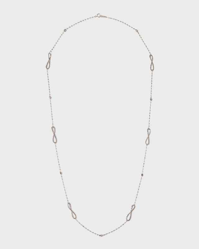 Platinum Infinity Necklace