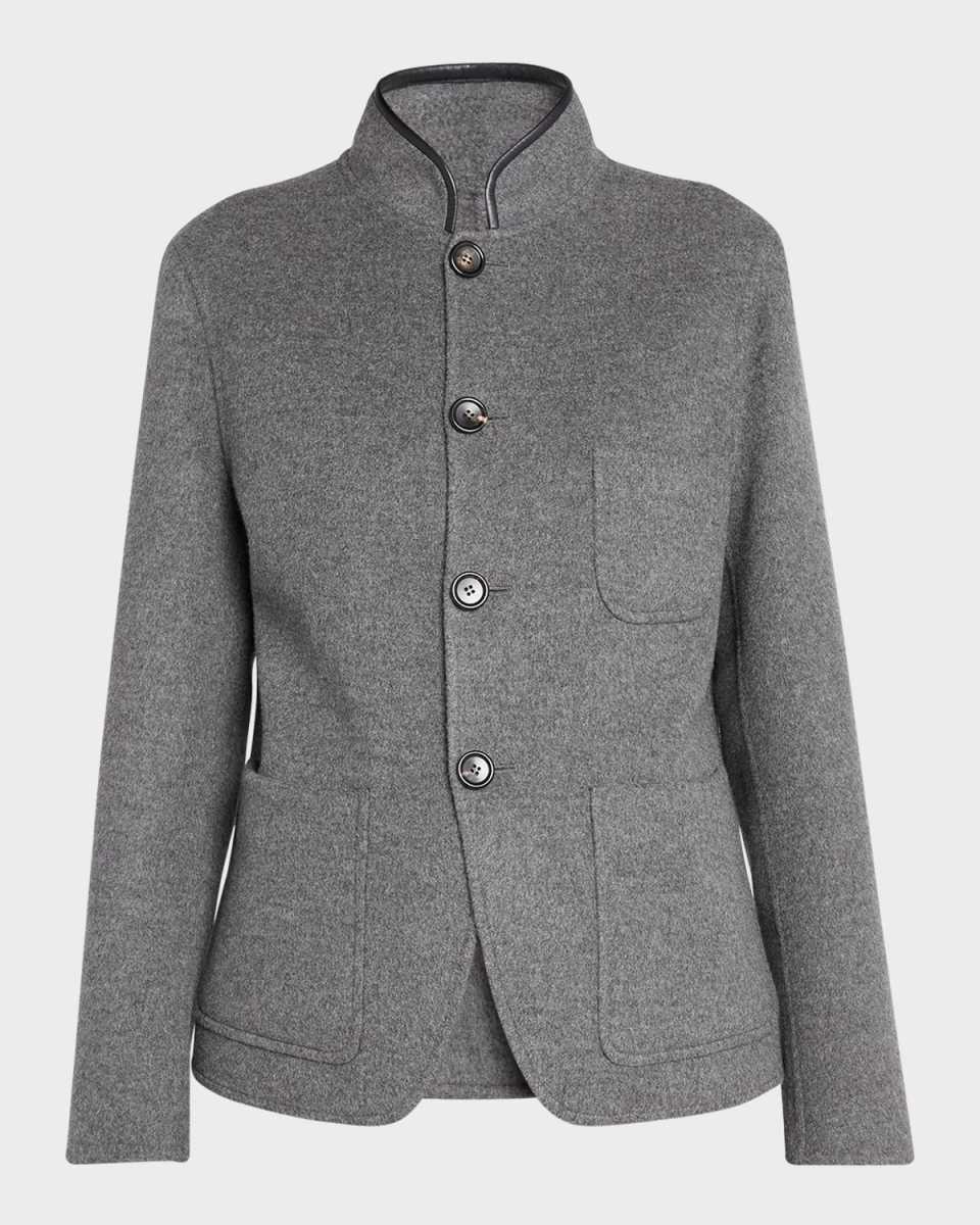 Spagna Cashmere Single-Breasted Jacket