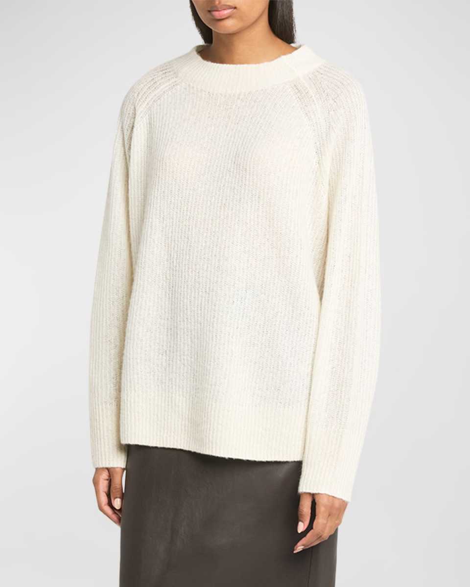 Oversized Cashmere Crewneck Sweater