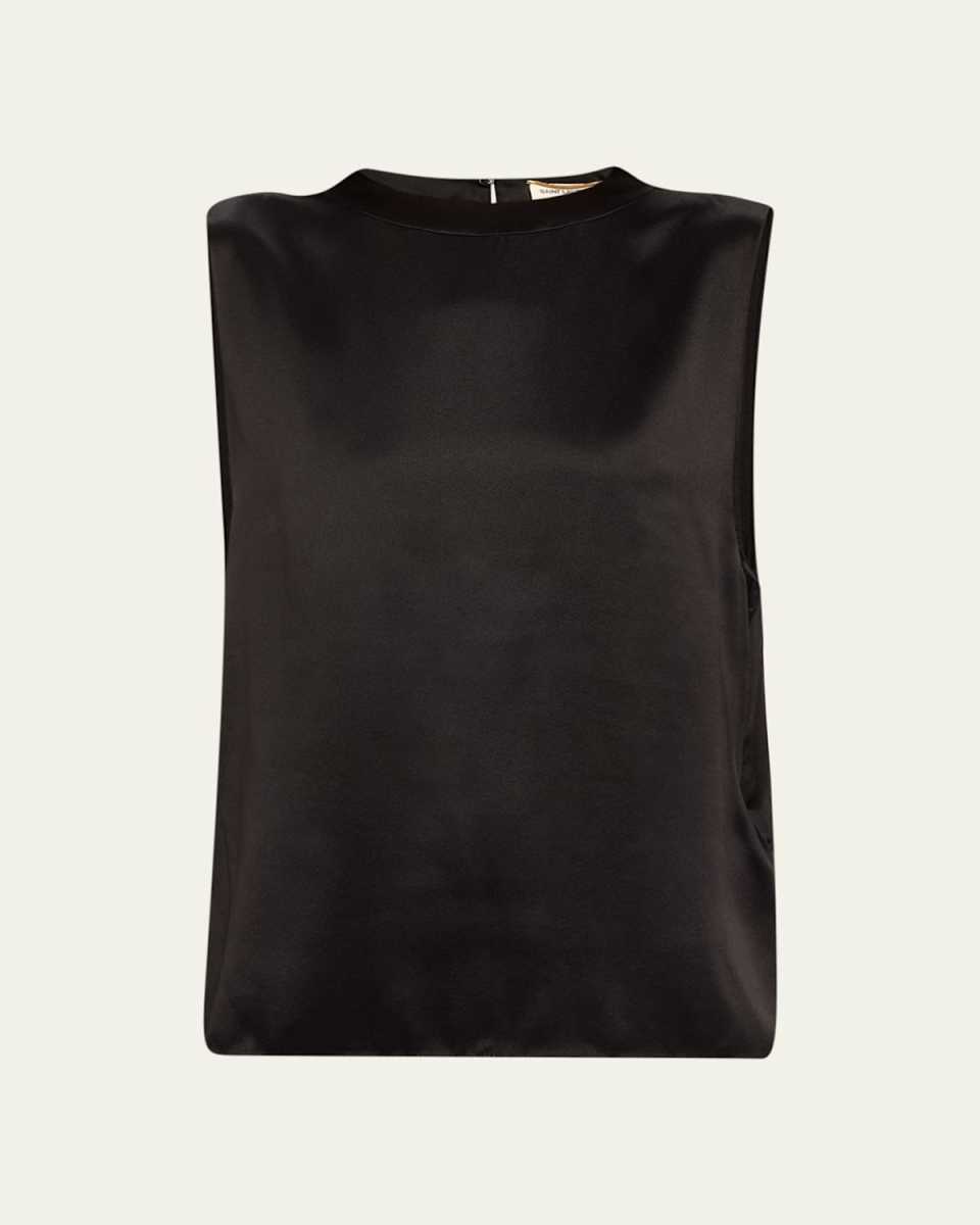 Silk Crew Top