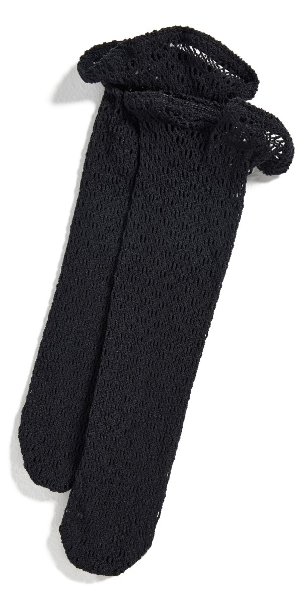 Wolford Fine Net Socks Black