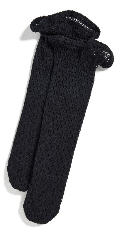 Wolford Fine Net Socks Black