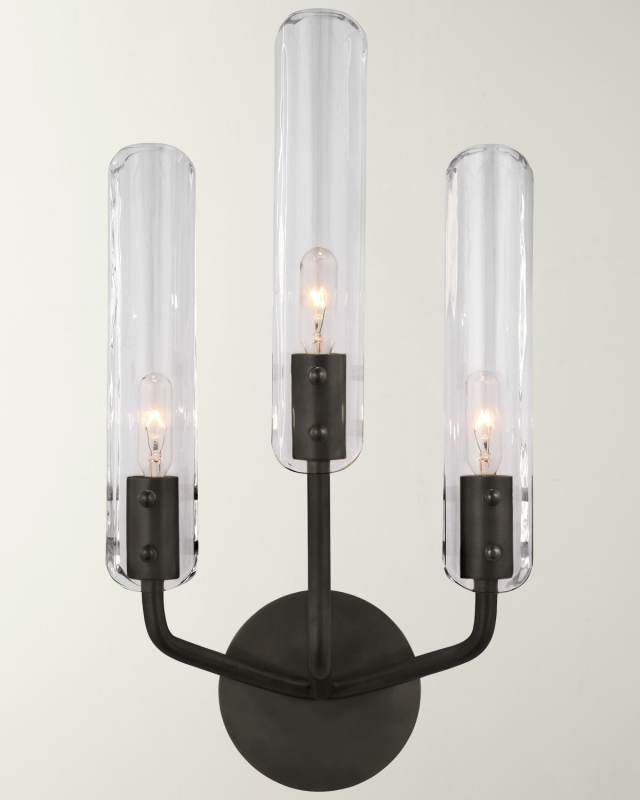 Casoria 17" Triple Sconce By AERIN