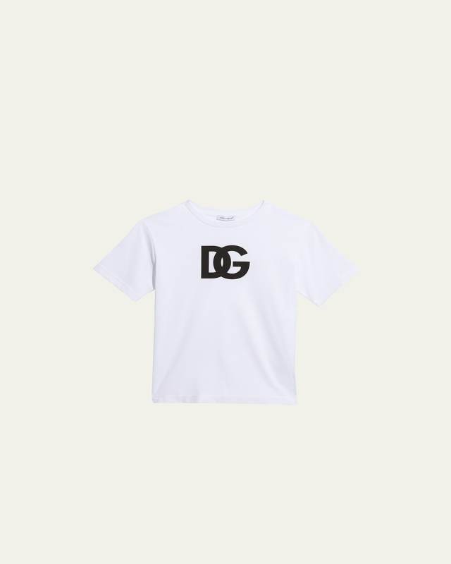 Boy's Large Embroidered Logo T-Shirt, Size 4-