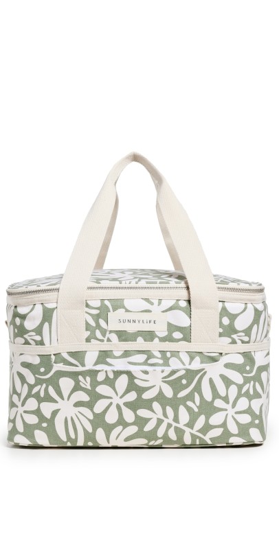 SunnyLife Canvas Cooler Bag Olive