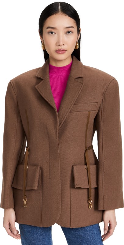 Jacquemus Soco Jacket Brown