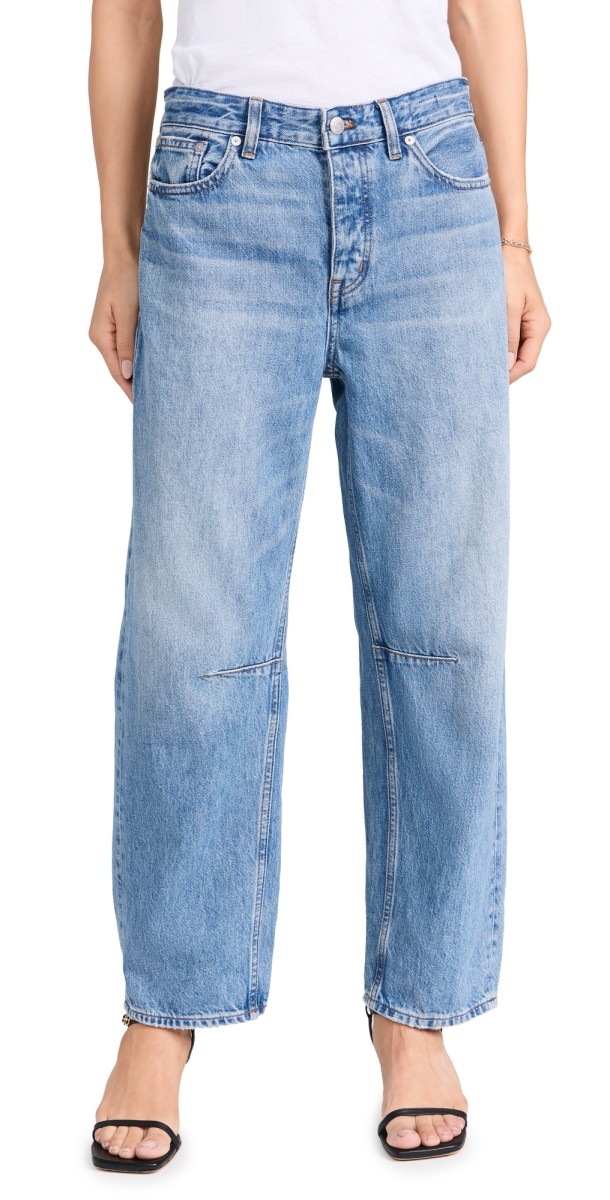 Madewell The Darted Barrel-Leg Jean Dobbins