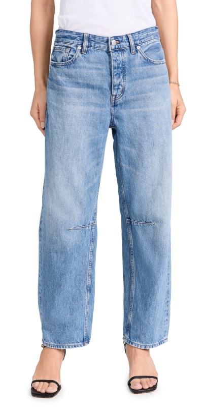 Madewell The Darted Barrel-Leg Jean Dobbins