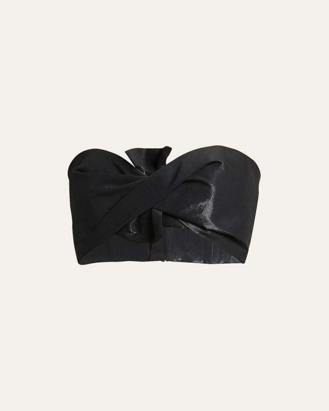 Metallic Knot Front Bandeau