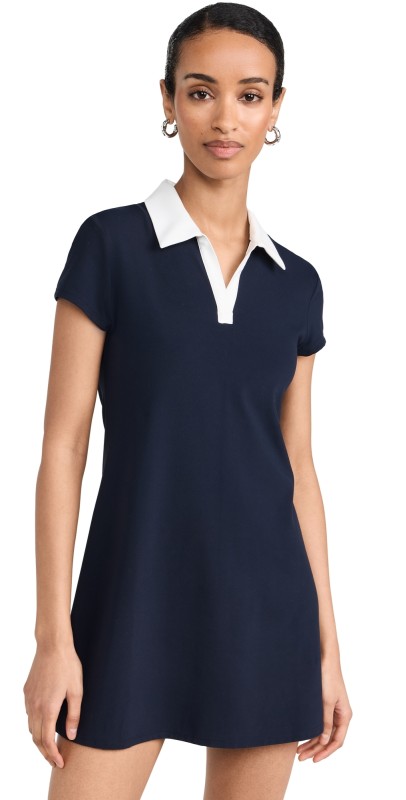 Splits59 Polo Airweight Dress Indigo