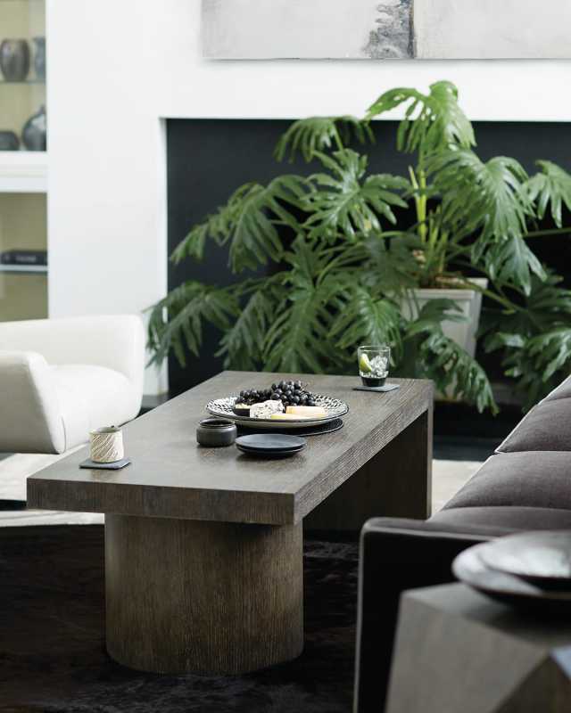 Linea Pedestal Coffee Table