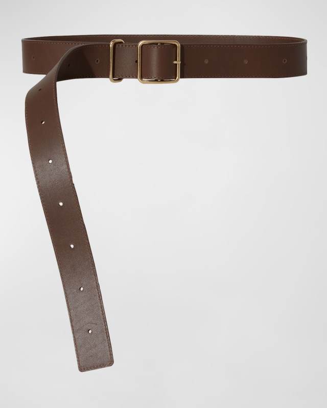 Adjustable Leather & Metal Alloy Belt