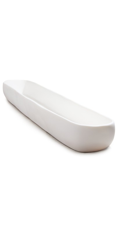 TF DESIGN Cuadrado Long Centerpiece Bowl Whit