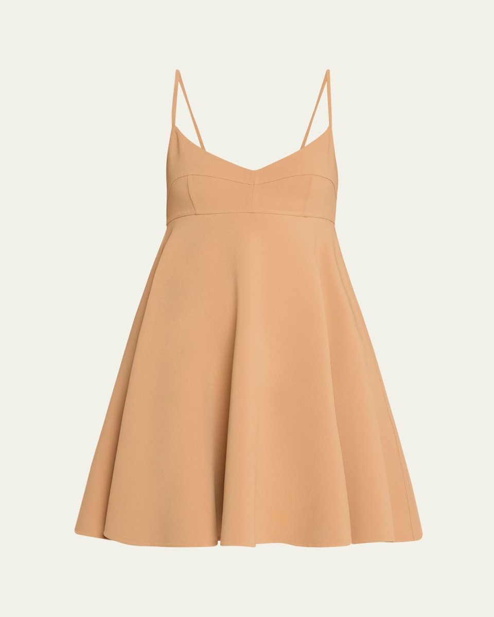 Wool Swing Mini Dress