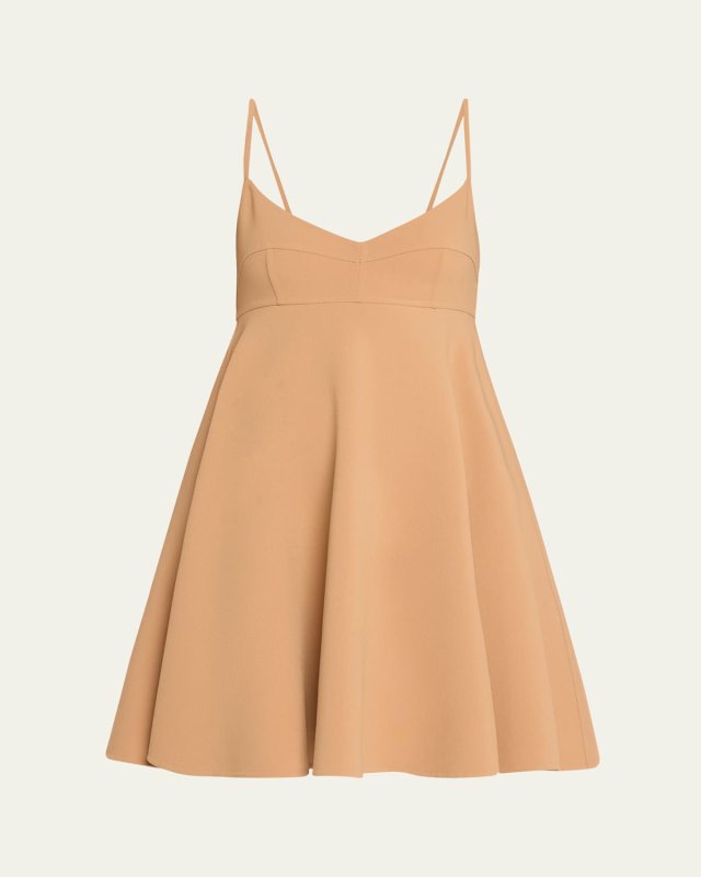 Wool Swing Mini Dress
