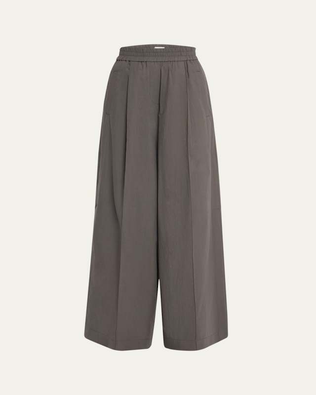 Crinkle Wide Leg Pants