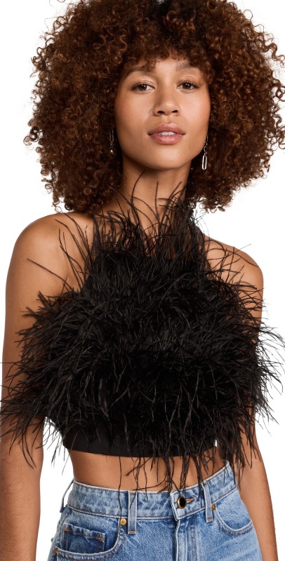 o. p.t Birdy Feather Top Black