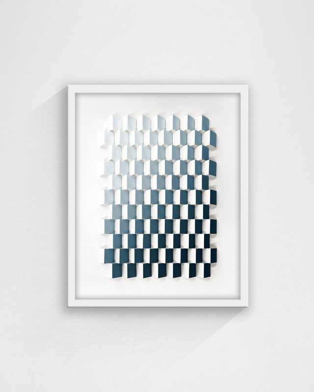"Phantasm in Black" Framed Giclee by Guseul Park, 26" x 32"