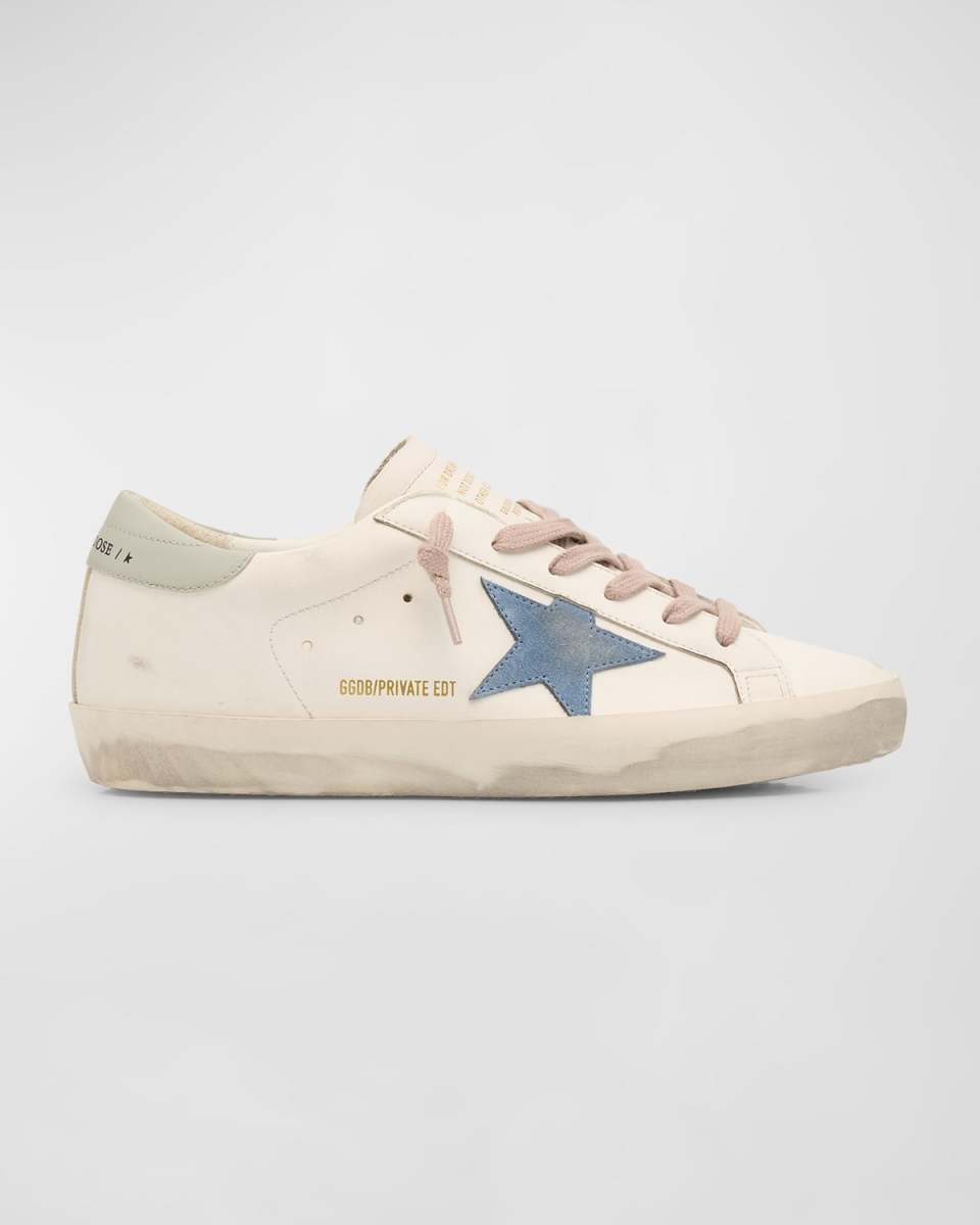 Superstar Mixed Leather Low-Top Sneakers