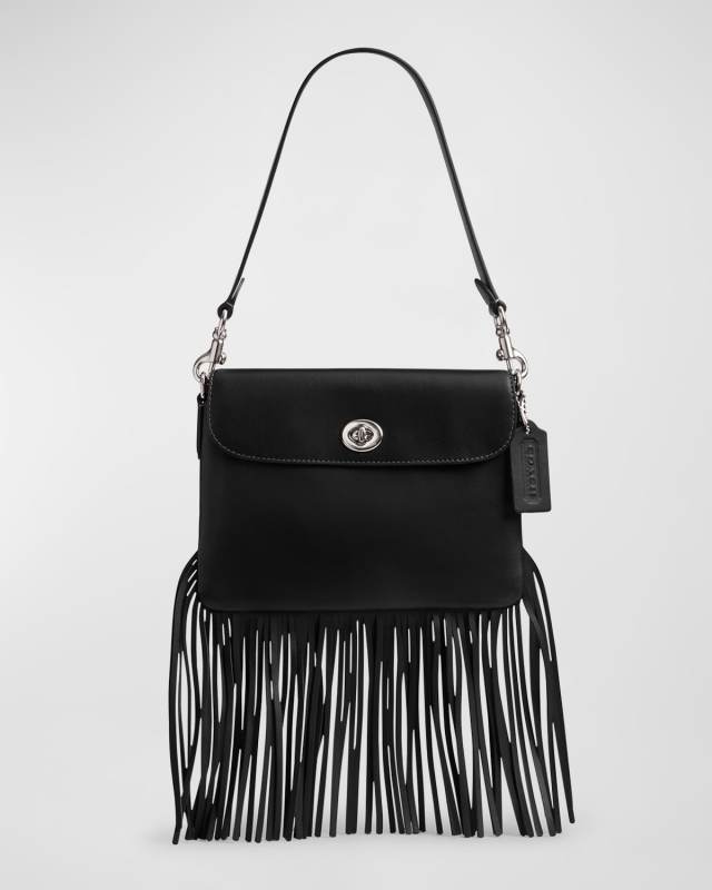 1964 Fringe Glovetanned Leather Shoulder Bag