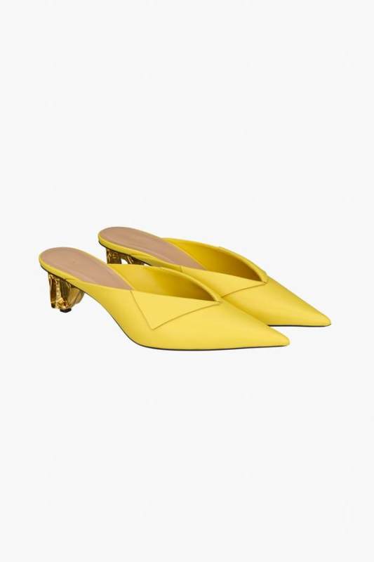 ZARA METAL HEELED MULES