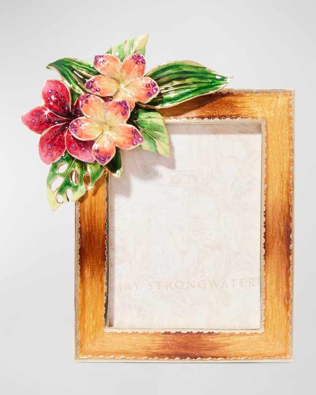 Tropical Flower Frame, 3" x 4"