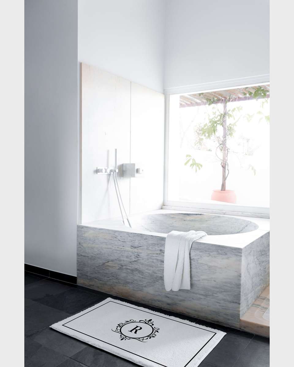 Egoist "R" Monogrammed Bath Rug