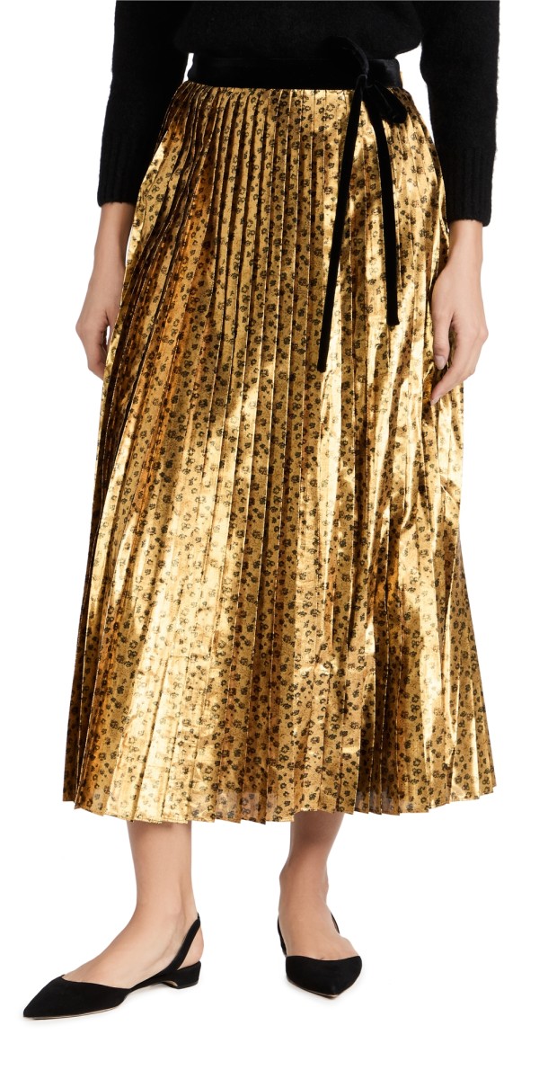 LoveShackFancy Lotty Skirt Safari